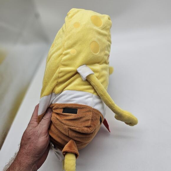 SpongeBob SquarePants Plush Stuffed Toy Franco 22" Nickelodeon Soft Doll Stains - Picture 7 of 12